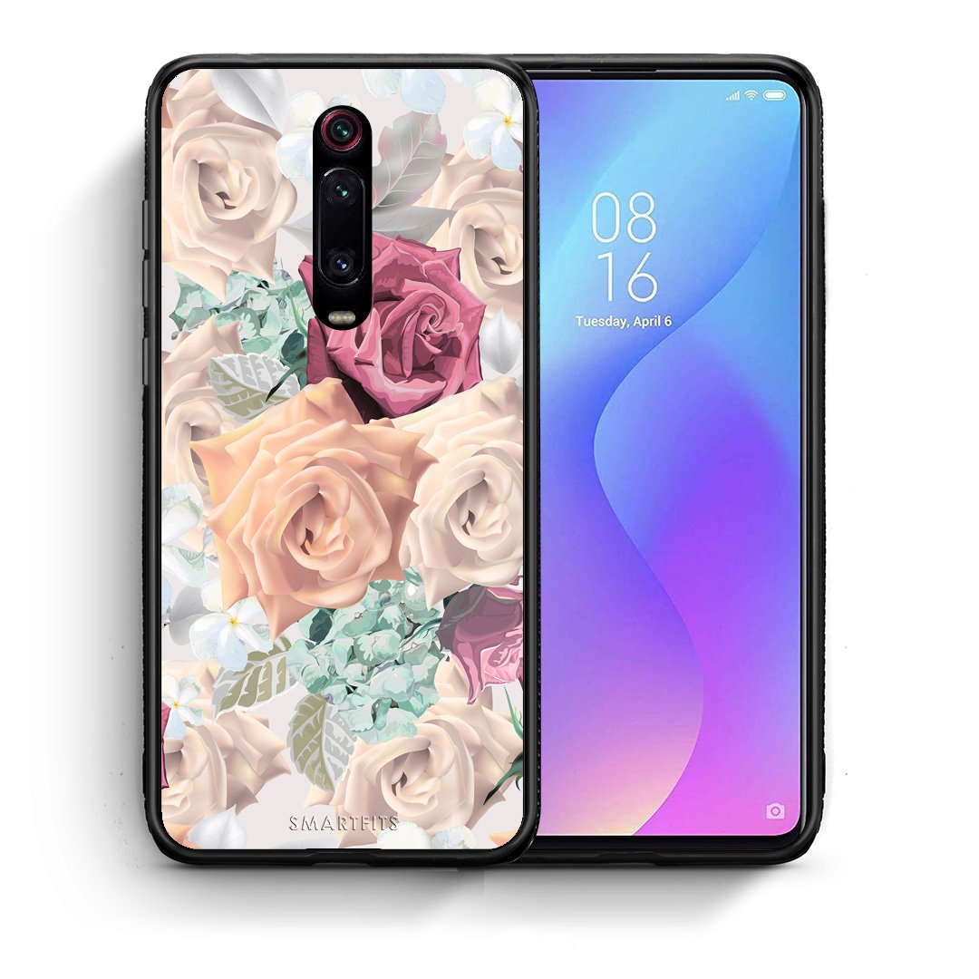 Θήκη Xiaomi Mi 9T Bouquet Floral από τη Smartfits με σχέδιο στο πίσω μέρος και μαύρο περίβλημα | Xiaomi Mi 9T Bouquet Floral case with colorful back and black bezels