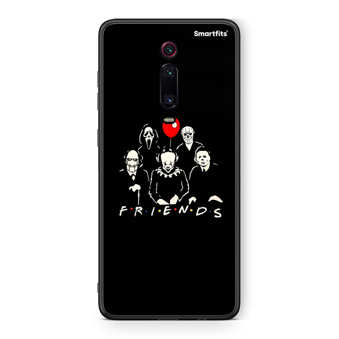 Xiaomi Mi 9T Halloween Friends Θήκη από τη Smartfits με σχέδιο στο πίσω μέρος και μαύρο περίβλημα | Smartphone case with colorful back and black bezels by Smartfits