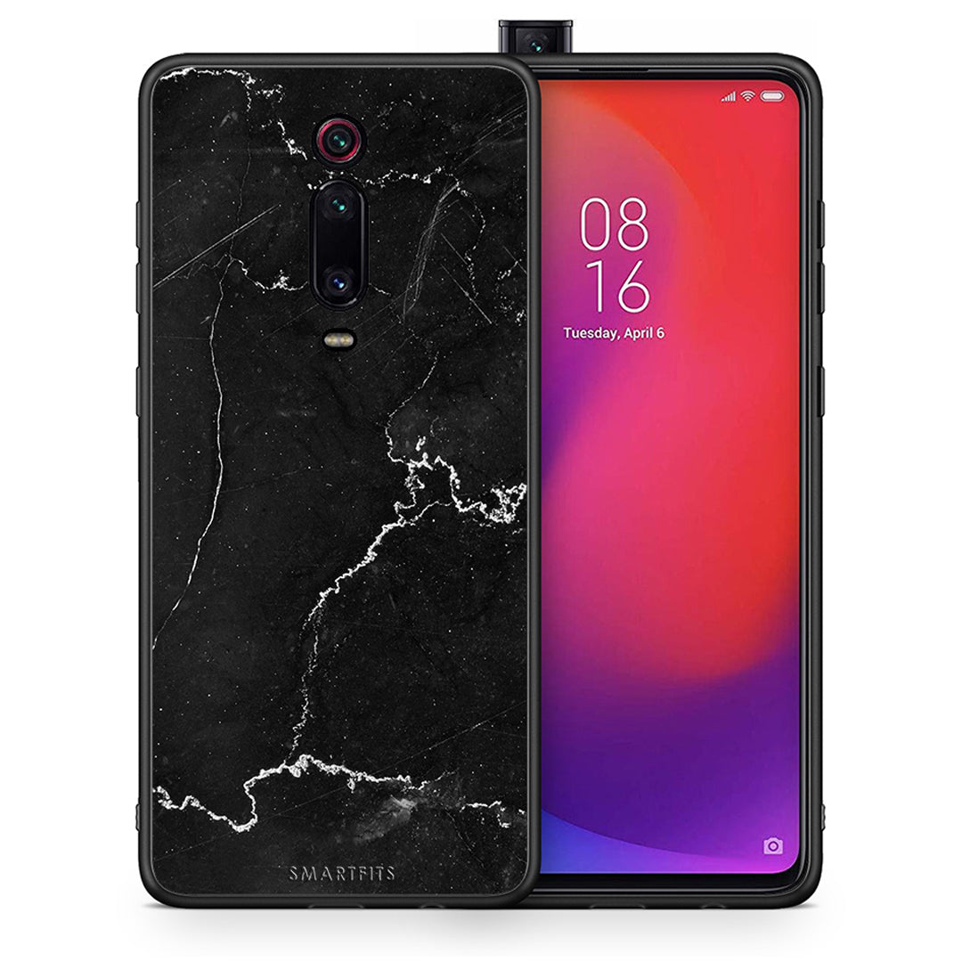 Θήκη Xiaomi Redmi K20/K20 Pro Marble Black από τη Smartfits με σχέδιο στο πίσω μέρος και μαύρο περίβλημα | Xiaomi Redmi K20/K20 Pro Marble Black case with colorful back and black bezels