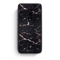 Thumbnail for 4 - Xiaomi Mi 9T Black Rosegold Marble case, cover, bumper