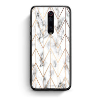 Thumbnail for 44 - Xiaomi Mi 9T Gold Geometric Marble case, cover, bumper