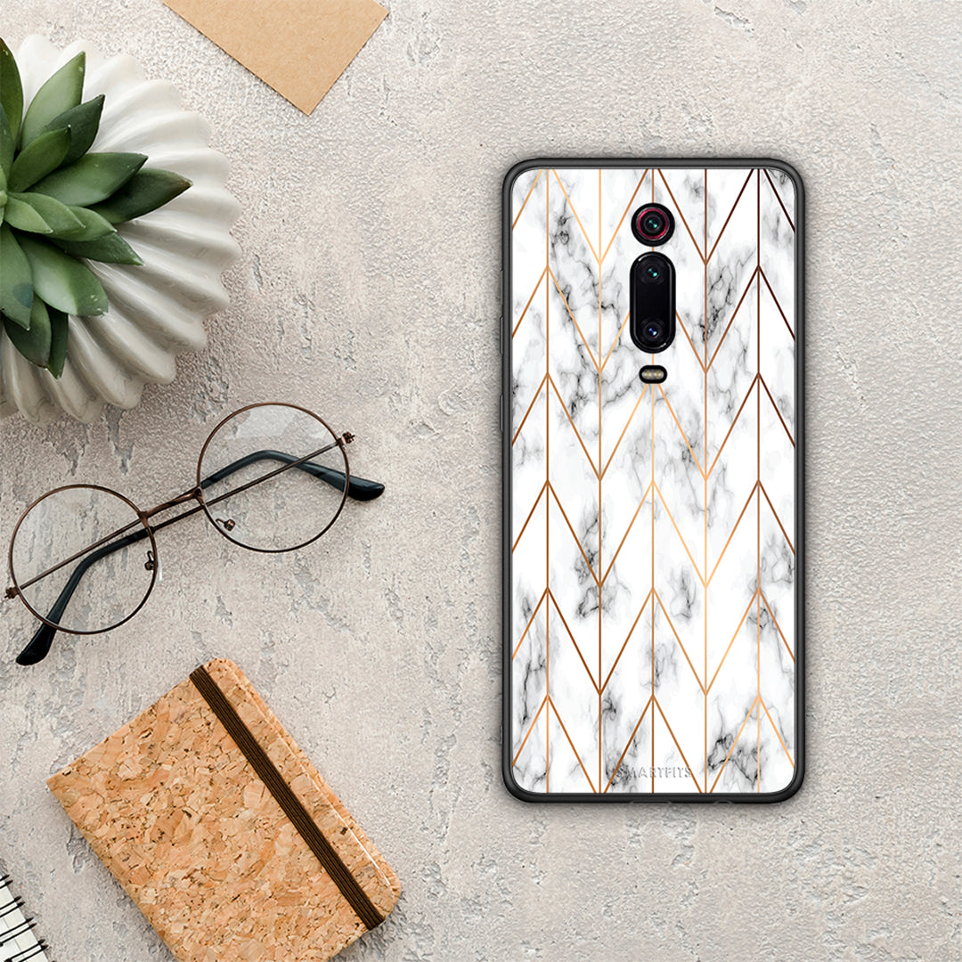 Marble Gold Geometric - Xiaomi Mi 9T / 9T Pro case