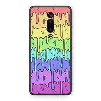 Thumbnail for Xiaomi Mi 9T Melting Rainbow θήκη από τη Smartfits με σχέδιο στο πίσω μέρος και μαύρο περίβλημα | Smartphone case with colorful back and black bezels by Smartfits