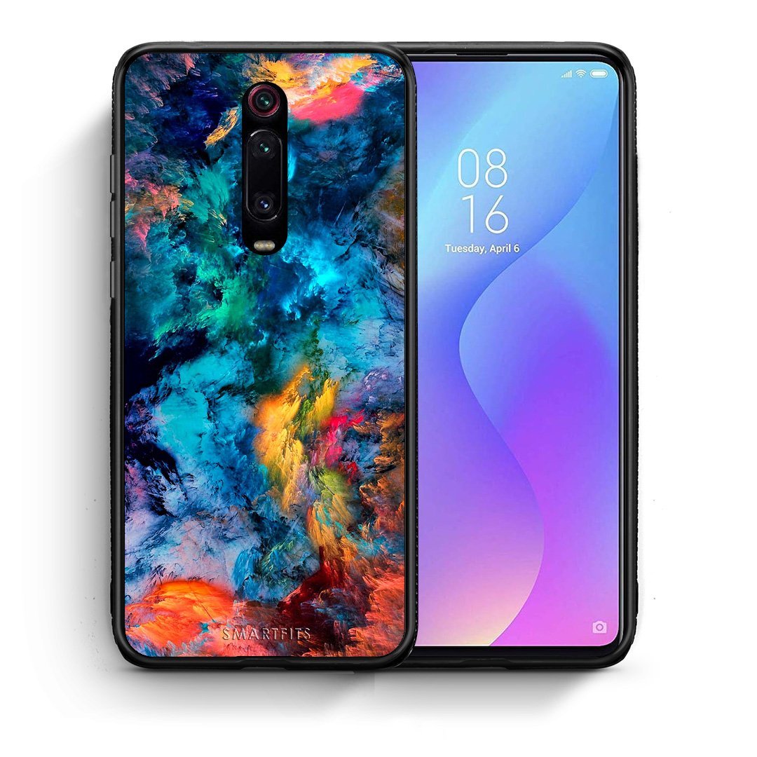 Θήκη Xiaomi Redmi K20/K20 Pro Crayola Paint από τη Smartfits με σχέδιο στο πίσω μέρος και μαύρο περίβλημα | Xiaomi Redmi K20/K20 Pro Crayola Paint case with colorful back and black bezels