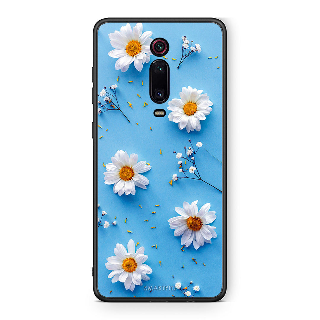 Xiaomi Mi 9T Real Daisies θήκη από τη Smartfits με σχέδιο στο πίσω μέρος και μαύρο περίβλημα | Smartphone case with colorful back and black bezels by Smartfits