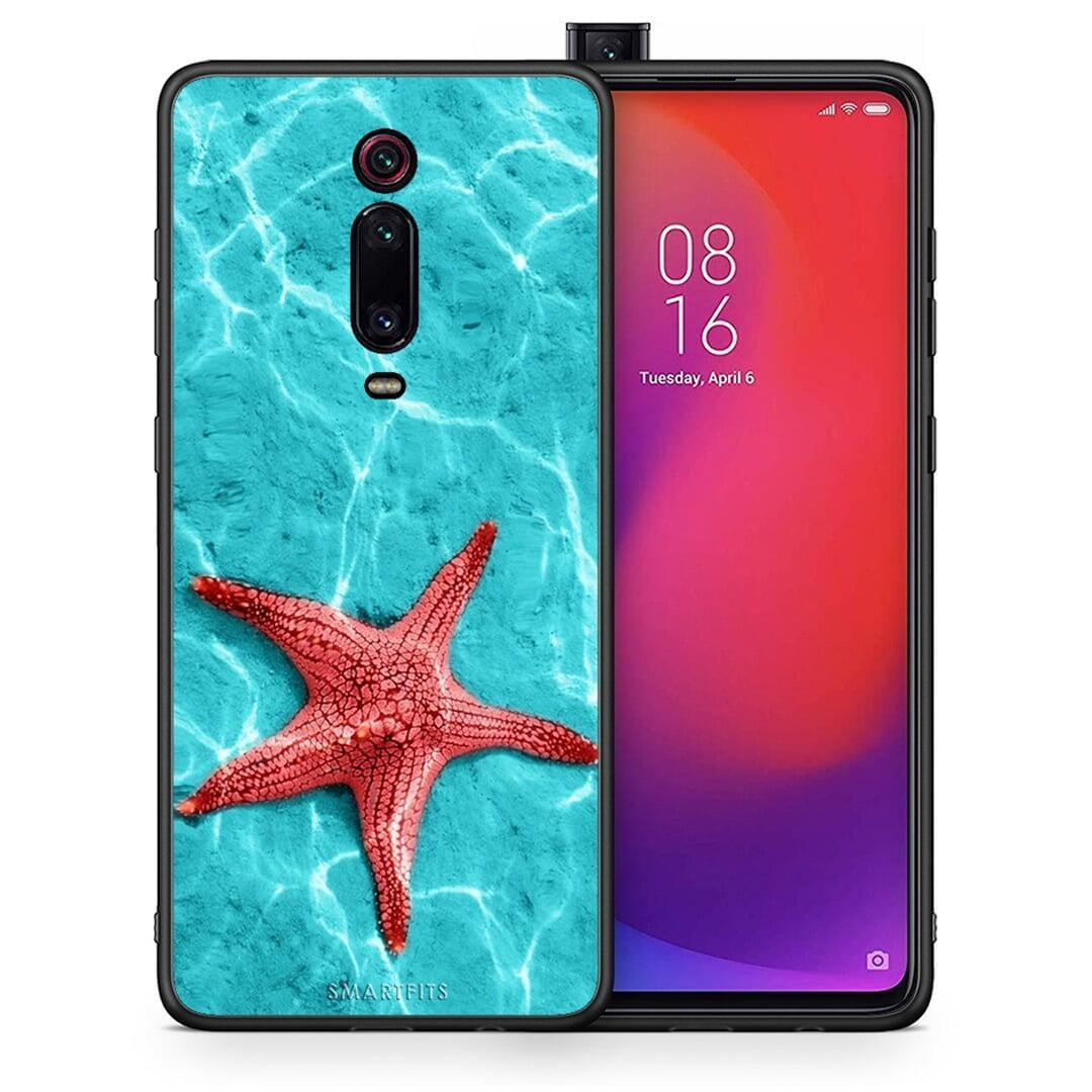 Θήκη Xiaomi Redmi K20 / K20 Pro Red Starfish από τη Smartfits με σχέδιο στο πίσω μέρος και μαύρο περίβλημα | Xiaomi Redmi K20 / K20 Pro Red Starfish case with colorful back and black bezels