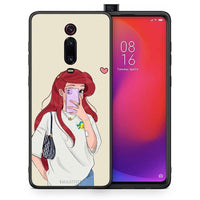 Thumbnail for Θήκη Xiaomi Mi 9T Walking Mermaid από τη Smartfits με σχέδιο στο πίσω μέρος και μαύρο περίβλημα | Xiaomi Mi 9T Walking Mermaid case with colorful back and black bezels