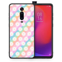 Thumbnail for Θήκη Xiaomi Redmi K20/K20 Pro White Daisies από τη Smartfits με σχέδιο στο πίσω μέρος και μαύρο περίβλημα | Xiaomi Redmi K20/K20 Pro White Daisies case with colorful back and black bezels