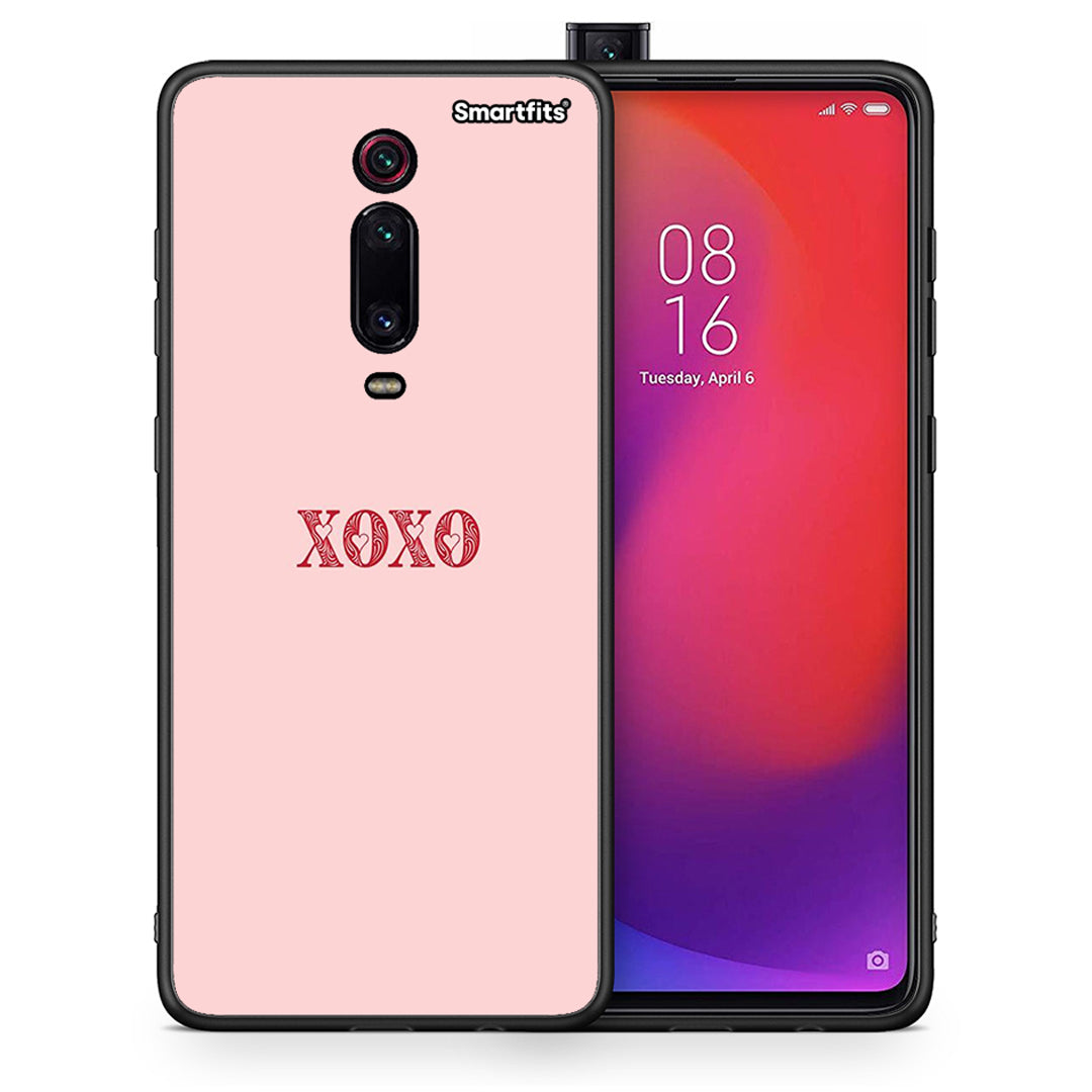 Θήκη Xiaomi Redmi K20/K20 Pro XOXO Love από τη Smartfits με σχέδιο στο πίσω μέρος και μαύρο περίβλημα | Xiaomi Redmi K20/K20 Pro XOXO Love case with colorful back and black bezels