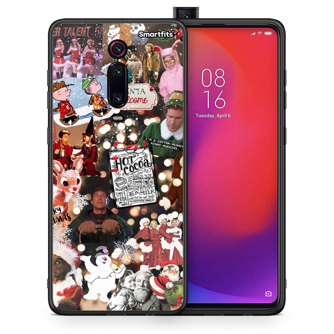 Θήκη Xiaomi Redmi K20/K20 Pro Xmas Movies από τη Smartfits με σχέδιο στο πίσω μέρος και μαύρο περίβλημα | Xiaomi Redmi K20/K20 Pro Xmas Movies case with colorful back and black bezels