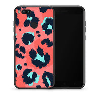 Thumbnail for Θήκη Xiaomi Mi A1 Pink Leopard Animal από τη Smartfits με σχέδιο στο πίσω μέρος και μαύρο περίβλημα | Xiaomi Mi A1 Pink Leopard Animal case with colorful back and black bezels