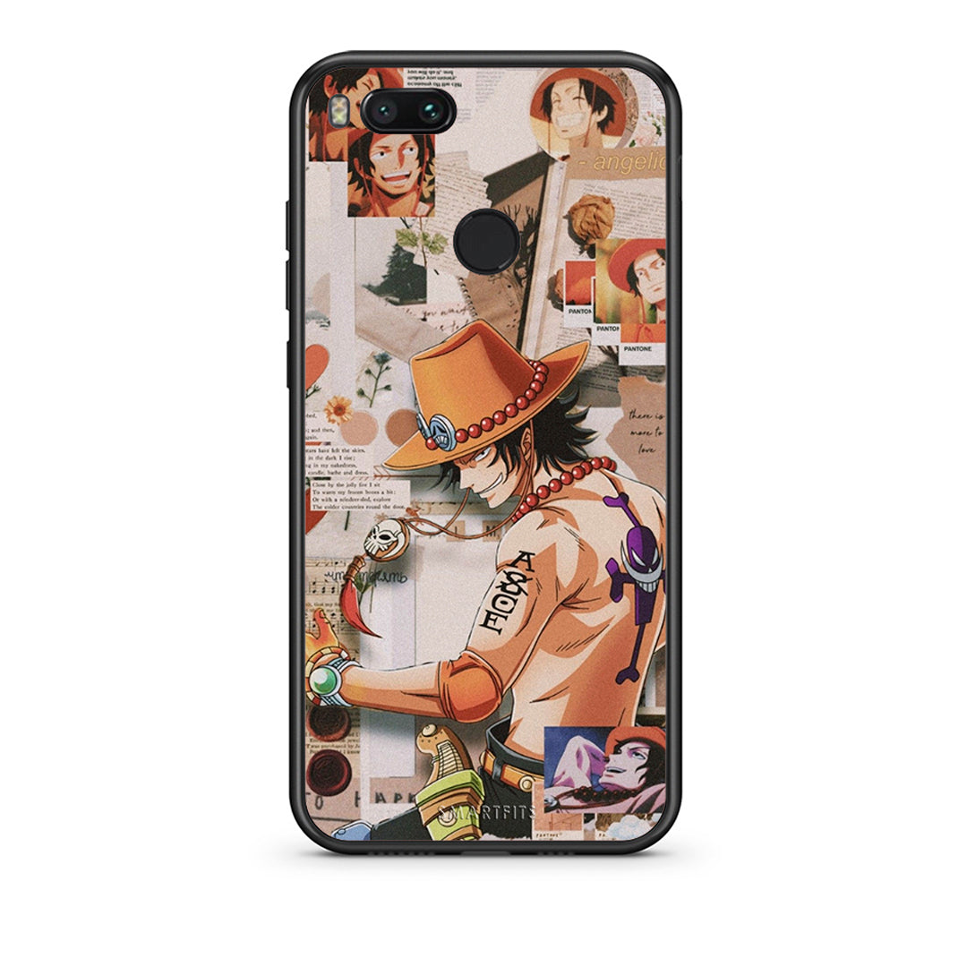 xiaomi mi aAnime Collage θήκη από τη Smartfits με σχέδιο στο πίσω μέρος και μαύρο περίβλημα | Smartphone case with colorful back and black bezels by Smartfits