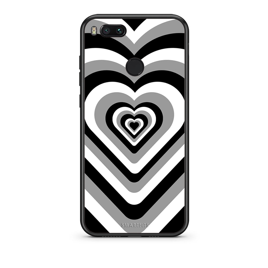 xiaomi mi aBlack Hearts θήκη από τη Smartfits με σχέδιο στο πίσω μέρος και μαύρο περίβλημα | Smartphone case with colorful back and black bezels by Smartfits