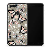 Thumbnail for Θήκη Xiaomi Mi A1 Butterflies Boho από τη Smartfits με σχέδιο στο πίσω μέρος και μαύρο περίβλημα | Xiaomi Mi A1 Butterflies Boho case with colorful back and black bezels