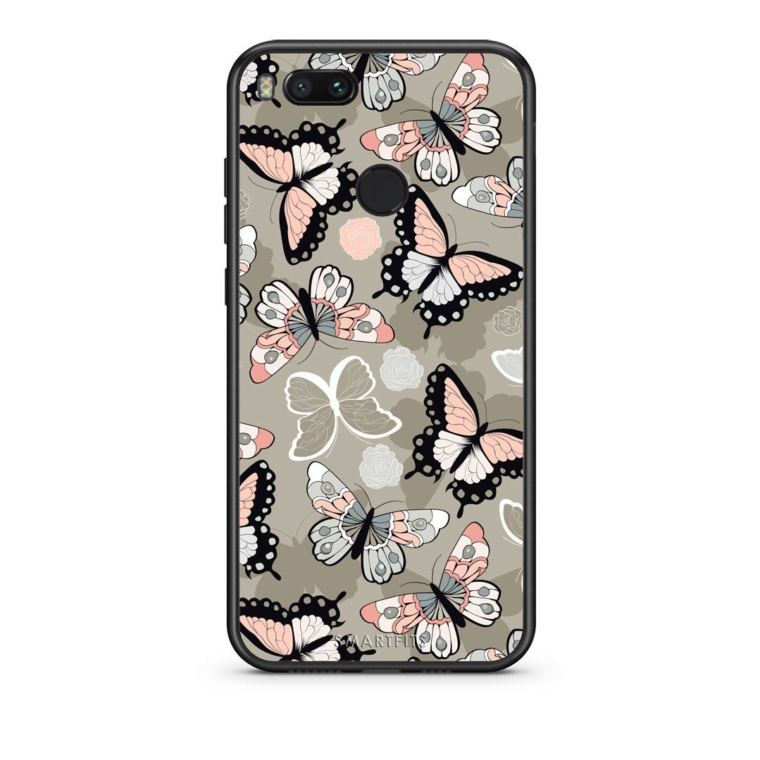 135 - xiaomi mi aButterflies Boho case, cover, bumper