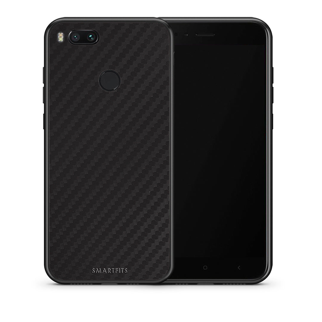 Θήκη Xiaomi Mi A1 Carbon Black από τη Smartfits με σχέδιο στο πίσω μέρος και μαύρο περίβλημα | Xiaomi Mi A1 Carbon Black case with colorful back and black bezels