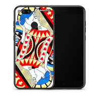 Thumbnail for Θήκη Xiaomi Mi A1 Card Love από τη Smartfits με σχέδιο στο πίσω μέρος και μαύρο περίβλημα | Xiaomi Mi A1 Card Love case with colorful back and black bezels
