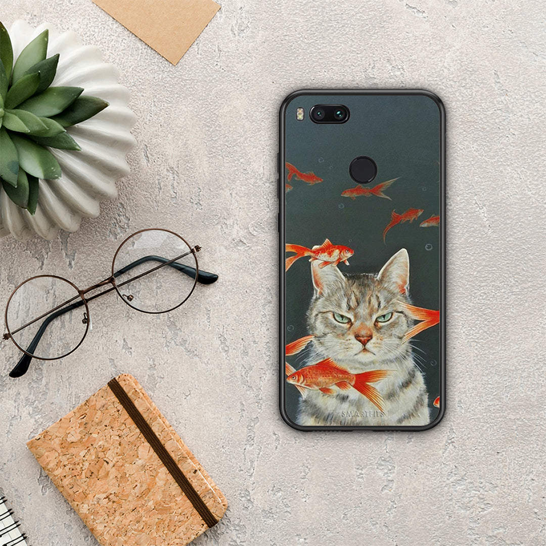 Cat Goldfish - Xiaomi Mi A1 case