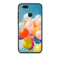 Thumbnail for xiaomi mi aColorful Balloons θήκη από τη Smartfits με σχέδιο στο πίσω μέρος και μαύρο περίβλημα | Smartphone case with colorful back and black bezels by Smartfits