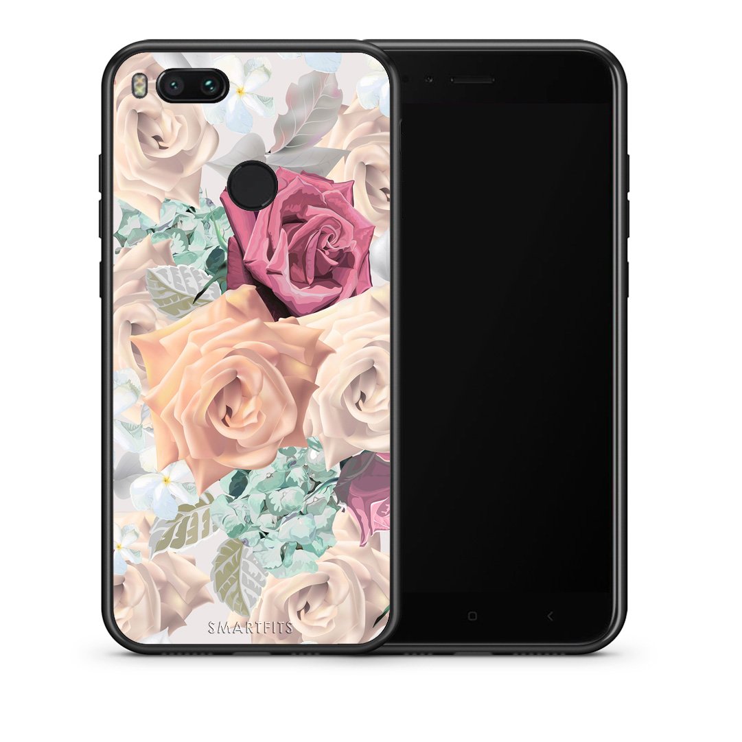 Θήκη Xiaomi Mi A1 Bouquet Floral από τη Smartfits με σχέδιο στο πίσω μέρος και μαύρο περίβλημα | Xiaomi Mi A1 Bouquet Floral case with colorful back and black bezels