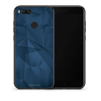 Thumbnail for Θήκη Xiaomi Mi A1 Blue Abstract Geometric από τη Smartfits με σχέδιο στο πίσω μέρος και μαύρο περίβλημα | Xiaomi Mi A1 Blue Abstract Geometric case with colorful back and black bezels