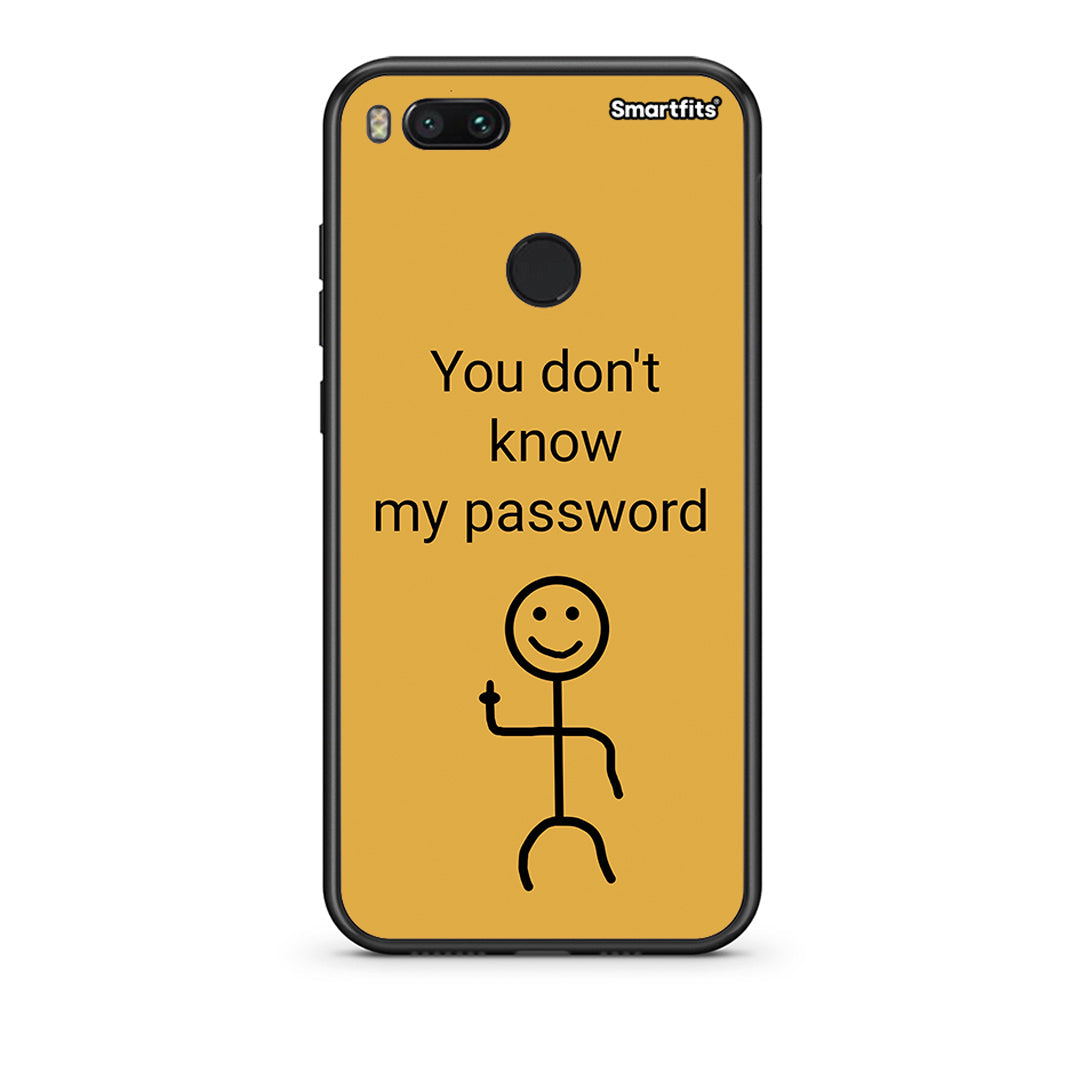 xiaomi mi aMy Password Θήκη από τη Smartfits με σχέδιο στο πίσω μέρος και μαύρο περίβλημα | Smartphone case with colorful back and black bezels by Smartfits