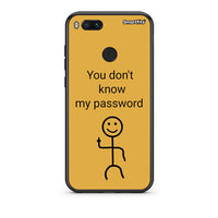 Thumbnail for xiaomi mi aMy Password Θήκη από τη Smartfits με σχέδιο στο πίσω μέρος και μαύρο περίβλημα | Smartphone case with colorful back and black bezels by Smartfits