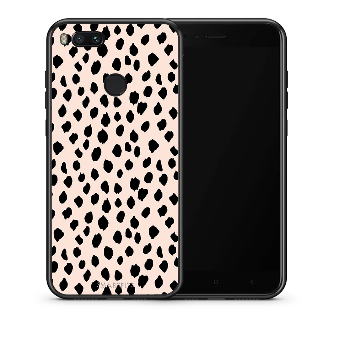 Θήκη Xiaomi Mi A1 New Polka Dots από τη Smartfits με σχέδιο στο πίσω μέρος και μαύρο περίβλημα | Xiaomi Mi A1 New Polka Dots case with colorful back and black bezels
