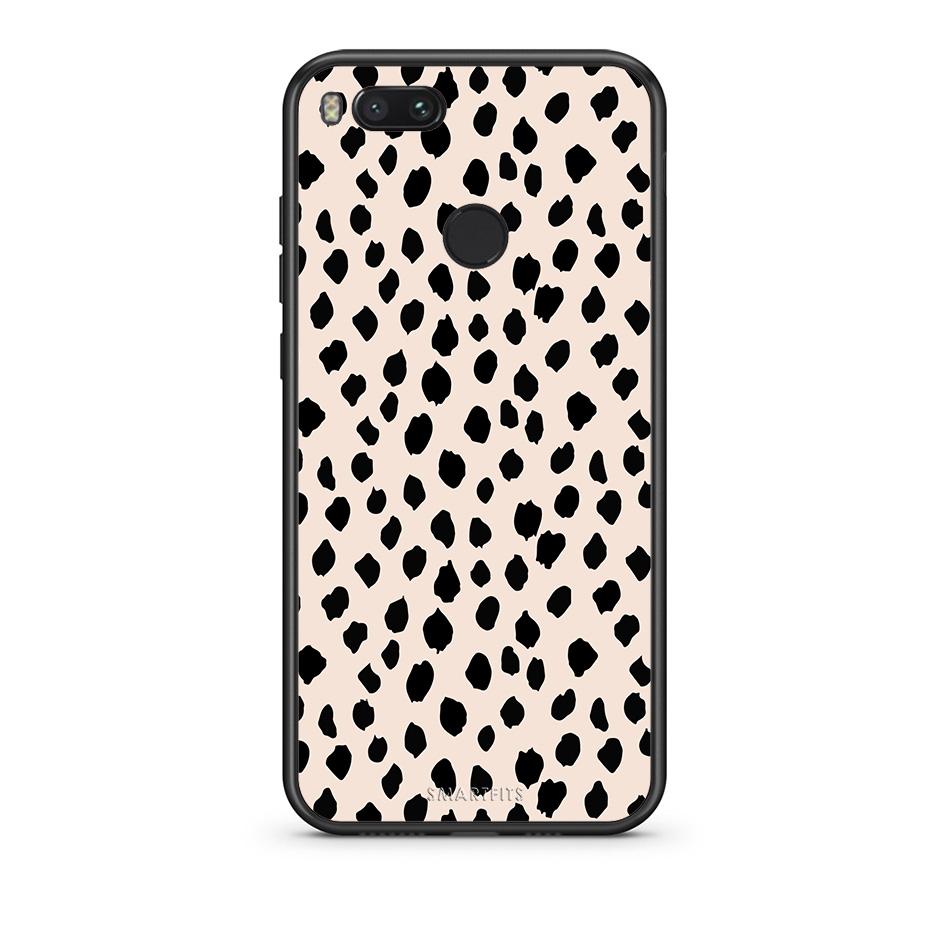 xiaomi mi aNew Polka Dots θήκη από τη Smartfits με σχέδιο στο πίσω μέρος και μαύρο περίβλημα | Smartphone case with colorful back and black bezels by Smartfits