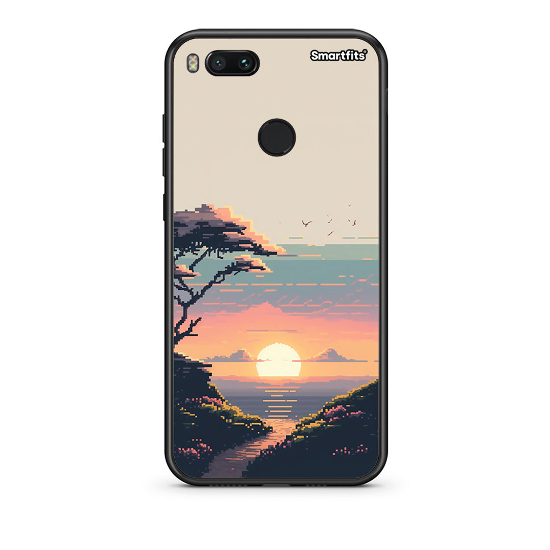 xiaomi mi aPixel Sunset Θήκη από τη Smartfits με σχέδιο στο πίσω μέρος και μαύρο περίβλημα | Smartphone case with colorful back and black bezels by Smartfits