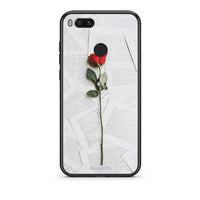 Thumbnail for xiaomi mi aRed Rose θήκη από τη Smartfits με σχέδιο στο πίσω μέρος και μαύρο περίβλημα | Smartphone case with colorful back and black bezels by Smartfits
