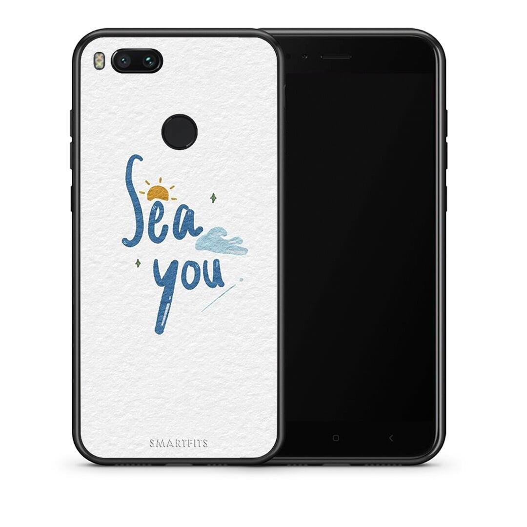 Θήκη Xiaomi Mi A1 Sea You από τη Smartfits με σχέδιο στο πίσω μέρος και μαύρο περίβλημα | Xiaomi Mi A1 Sea You case with colorful back and black bezels