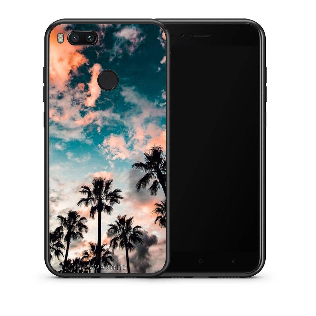 Θήκη Xiaomi Mi A1 Sky Summer από τη Smartfits με σχέδιο στο πίσω μέρος και μαύρο περίβλημα | Xiaomi Mi A1 Sky Summer case with colorful back and black bezels