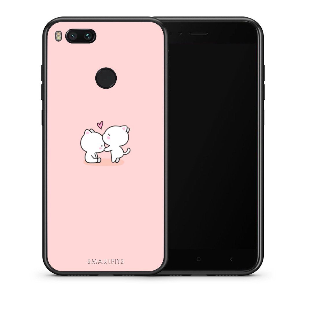 Θήκη Xiaomi Mi A1 Love Valentine από τη Smartfits με σχέδιο στο πίσω μέρος και μαύρο περίβλημα | Xiaomi Mi A1 Love Valentine case with colorful back and black bezels