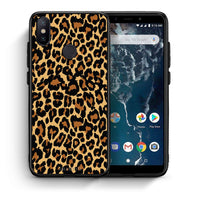 Thumbnail for Θήκη Xiaomi Mi A2 Leopard Animal από τη Smartfits με σχέδιο στο πίσω μέρος και μαύρο περίβλημα | Xiaomi Mi A2 Leopard Animal case with colorful back and black bezels