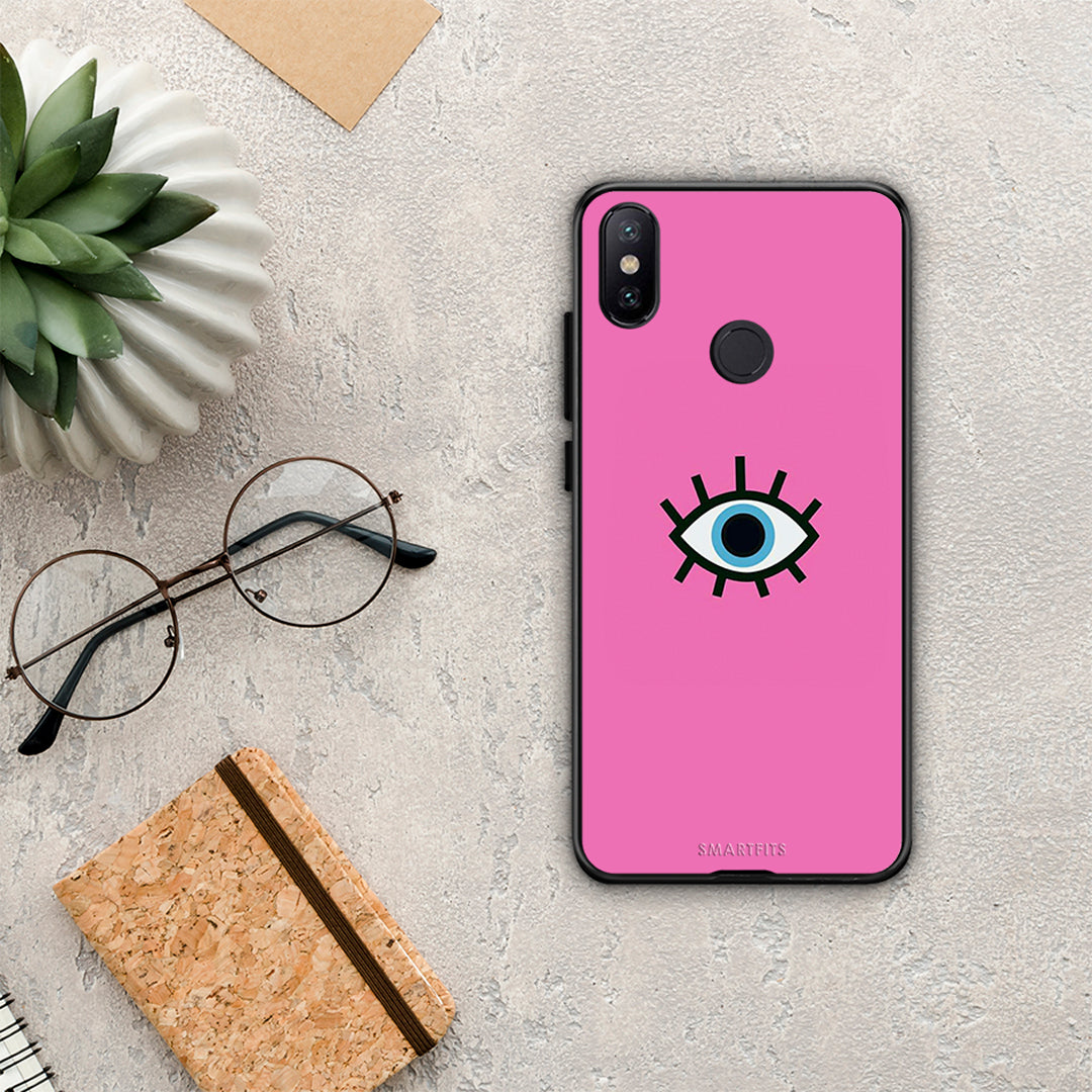 Blue Eye Pink - Xiaomi Mi A2 case