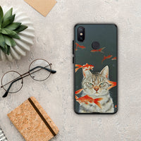 Thumbnail for Cat Goldfish - Xiaomi Mi A2 case