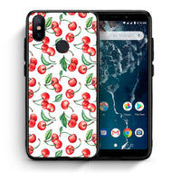 Thumbnail for Θήκη Xiaomi Mi A2 Cherry Summer από τη Smartfits με σχέδιο στο πίσω μέρος και μαύρο περίβλημα | Xiaomi Mi A2 Cherry Summer case with colorful back and black bezels