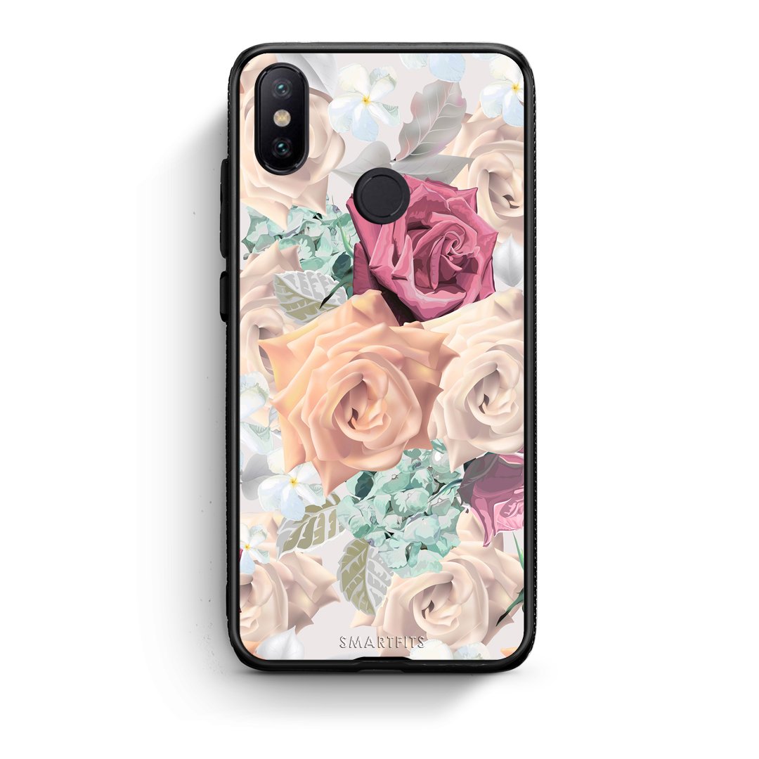 99 - Xiaomi Mi A2  Bouquet Floral case, cover, bumper