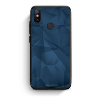 Thumbnail for 39 - Xiaomi Mi A2  Blue Abstract Geometric case, cover, bumper