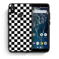 Thumbnail for Θήκη Xiaomi Mi A2 Squares Geometric από τη Smartfits με σχέδιο στο πίσω μέρος και μαύρο περίβλημα | Xiaomi Mi A2 Squares Geometric case with colorful back and black bezels