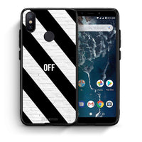 Thumbnail for Θήκη Xiaomi Mi A2 Get Off από τη Smartfits με σχέδιο στο πίσω μέρος και μαύρο περίβλημα | Xiaomi Mi A2 Get Off case with colorful back and black bezels