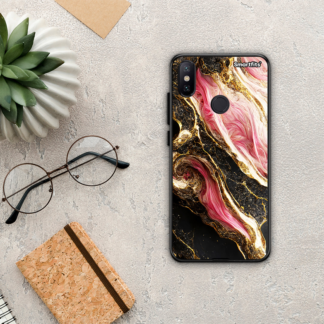 Glamorous Pink Marble - Xiaomi Mi A2 case