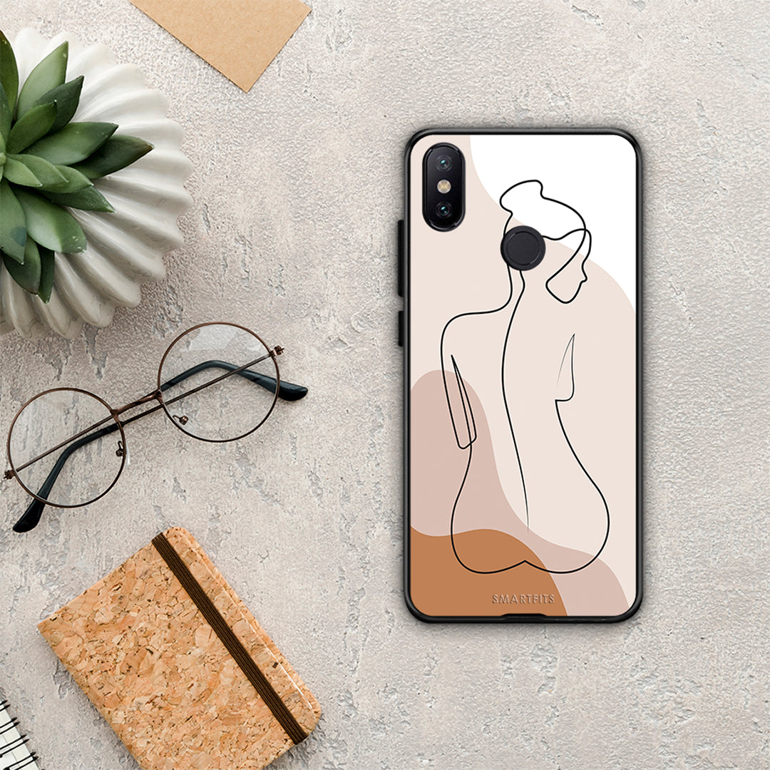 Lineart Woman - Xiaomi Mi A2 case