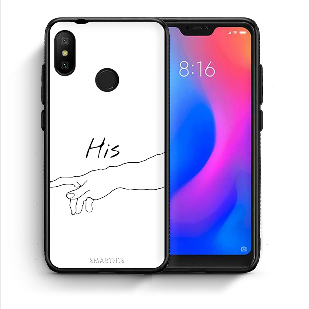 Θήκη Αγίου Βαλεντίνου Xiaomi Mi A2 Lite Aeshetic Love 2 από τη Smartfits με σχέδιο στο πίσω μέρος και μαύρο περίβλημα | Xiaomi Mi A2 Lite Aeshetic Love 2 case with colorful back and black bezels