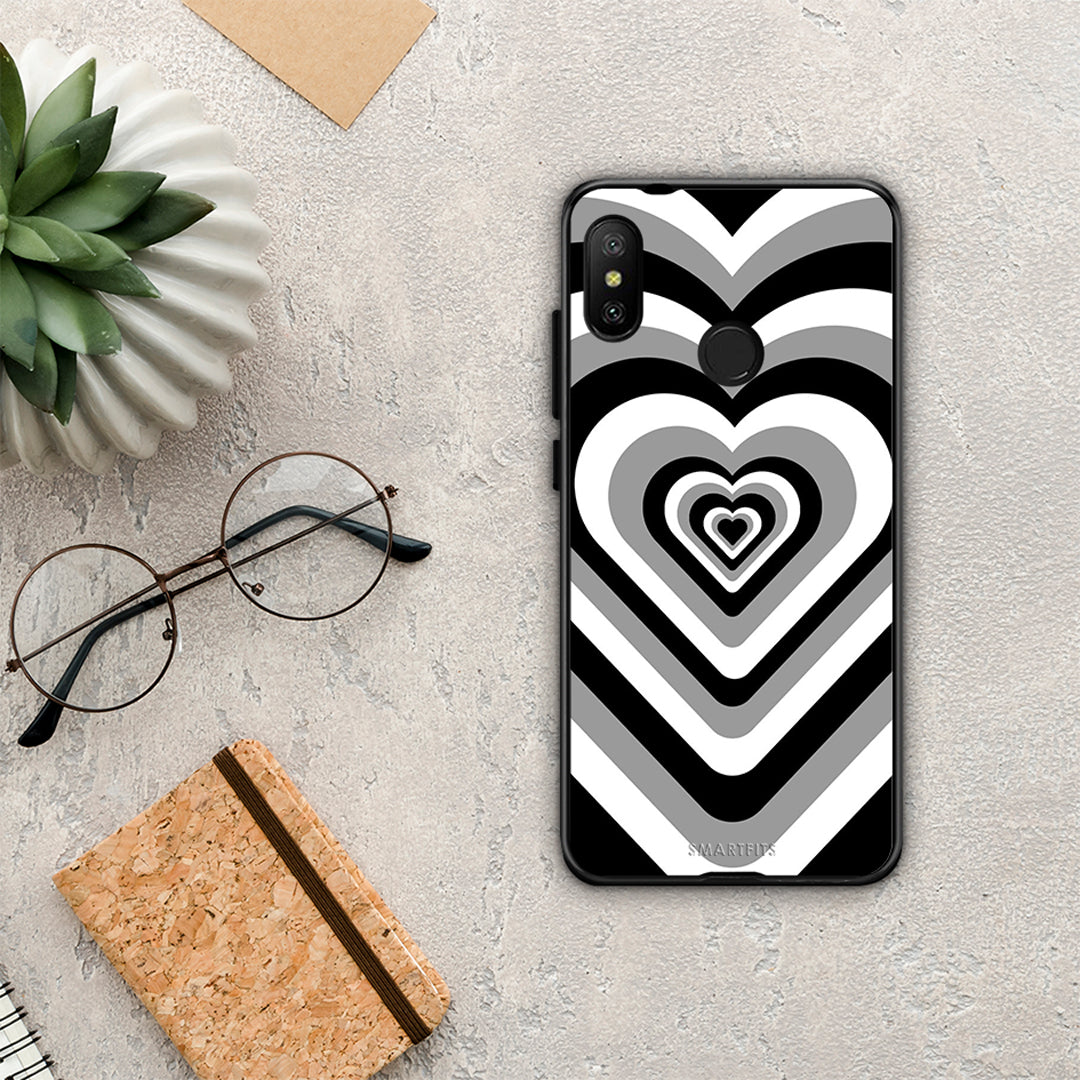 Black Hearts - Xiaomi Mi A2 Lite case