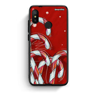 Thumbnail for Xiaomi Mi A2 Lite Candy Cane θήκη από τη Smartfits με σχέδιο στο πίσω μέρος και μαύρο περίβλημα | Smartphone case with colorful back and black bezels by Smartfits