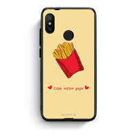 Thumbnail for Xiaomi Mi A2 Lite Fries Before Guys Θήκη Αγίου Βαλεντίνου από τη Smartfits με σχέδιο στο πίσω μέρος και μαύρο περίβλημα | Smartphone case with colorful back and black bezels by Smartfits