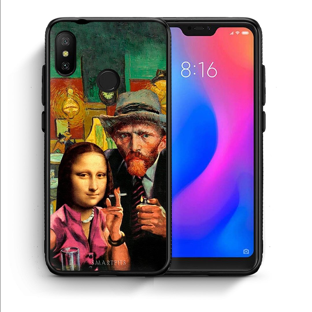 Θήκη Xiaomi Mi A2 Lite Funny Art από τη Smartfits με σχέδιο στο πίσω μέρος και μαύρο περίβλημα | Xiaomi Mi A2 Lite Funny Art case with colorful back and black bezels