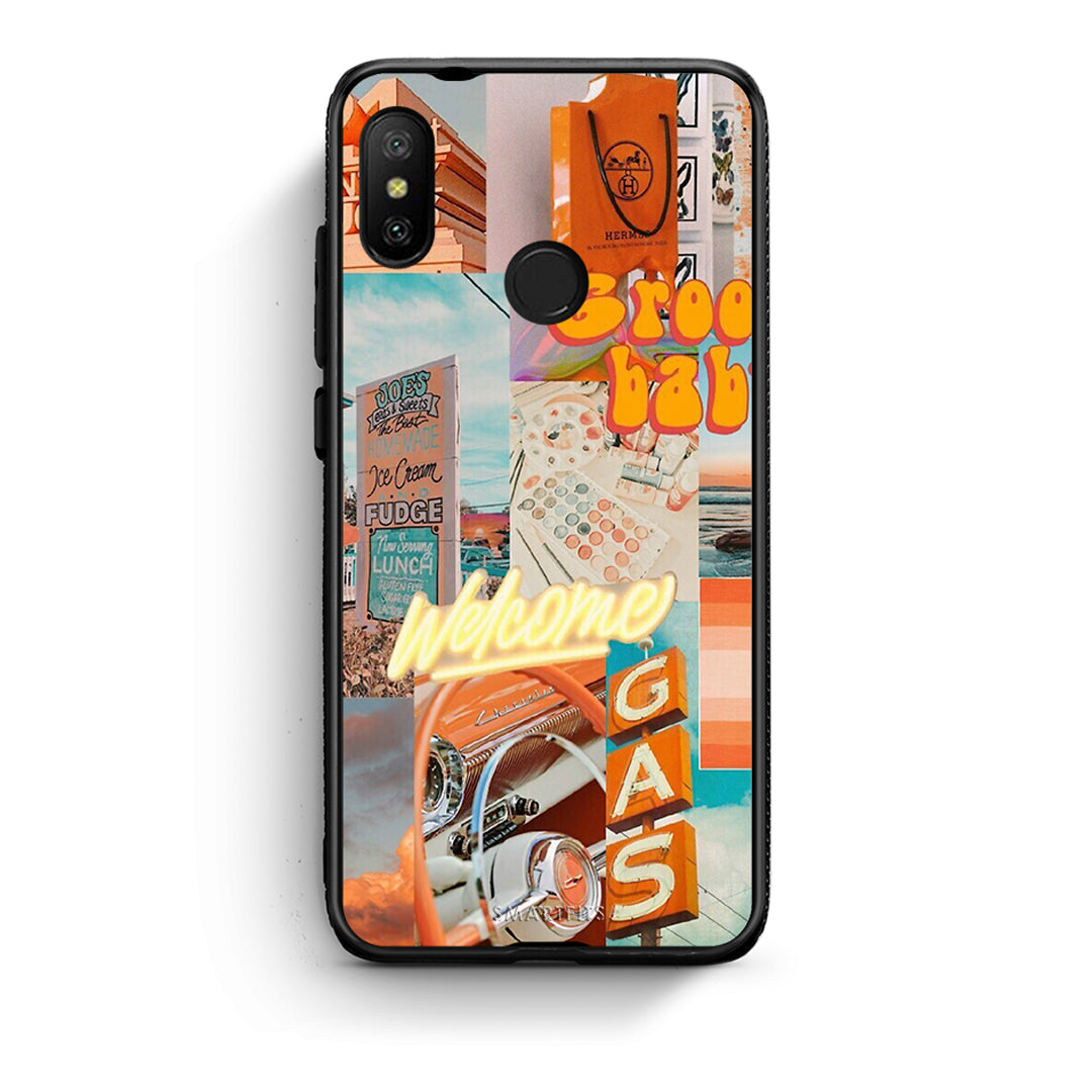 Xiaomi Mi A2 Lite Groovy Babe Θήκη Αγίου Βαλεντίνου από τη Smartfits με σχέδιο στο πίσω μέρος και μαύρο περίβλημα | Smartphone case with colorful back and black bezels by Smartfits